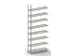 Schroefstelling Aanbouwveld Ral7035 2500x1252x304mm 8legborden 75kg