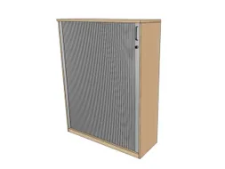 jaloeziedeurkast,HxBxD 1545x1200x445mm,3xhouten vloer,4 OH,NE-esdoorn