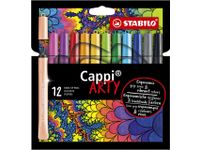 Viltstift STABILO Cappi 168/12-1-20 etui à 12 kleuren