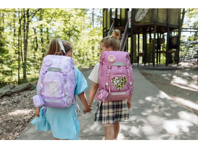 Schooltas Beckmann Classic Maxi Furry pink