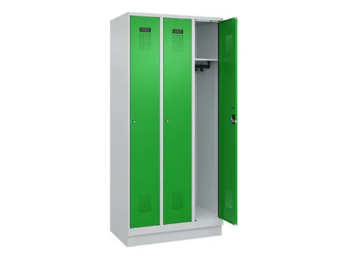 locker,HxBxD 1950x900x500mm,3vak,vak B 300mm,cil.-slot,sokkel