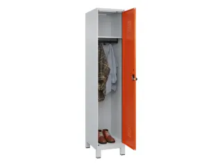 locker,HxBxD 1950x400x500mm,1vak,vak B 400mm,draaigrendel,voeten - 1