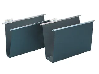 Hangmap Alzicht A6621-44 verticaal A4 U-bodem 40mm zwart - 1