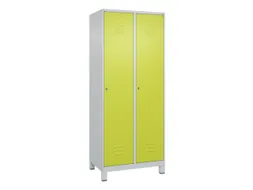 locker,HxBxD 1950x800x500mm,2vak,vak B 400mm,cil.-slot,voeten