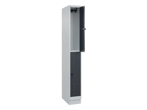 dubbeldekse locker,HxBxD 1950x250x500mm,1x2vak.,vak B 250mm