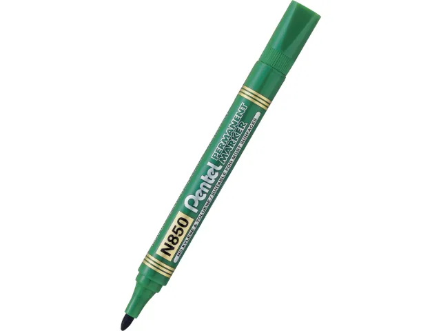 Pentel N850-D Permanent marker Ronde punt 4,2mm Groen