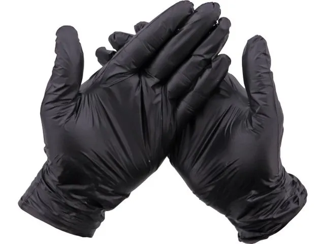 Gloovy Eco Duurzame Hygiëne Handschoen Zwart Maat S 20x100 stuks