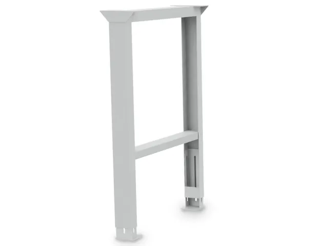 onderstel,v. werkbank,HxBxD 719-1019x150x650mm,plaatstaal,RAL7035