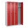 locker voor scheiding van kleding,HxBxD 1850x1200x500mm,4vak