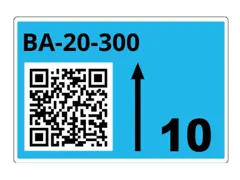 Brother LTZ15055FQR, Lichtblauw, Rechthoek, Universeel, 85 mm, 55 mm,