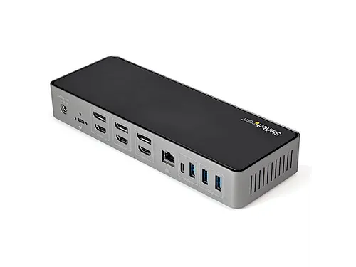 StarTech Hybride Dock Universeel USB-C USB-A Triple 4K HDMI DP 85W