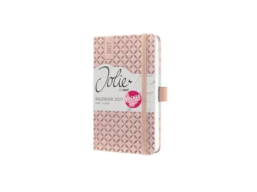 Weekagenda Flair A6 2027 (NL/FR/EN/DU) Pearl Rose Hardcover