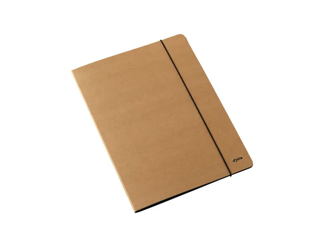 Sorteermap Multo Kraft Line A4 6 vaks bruin karton