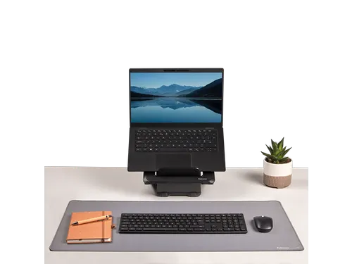 Bureau-onderlegger Fellowes Breyta grijs 80x40cm