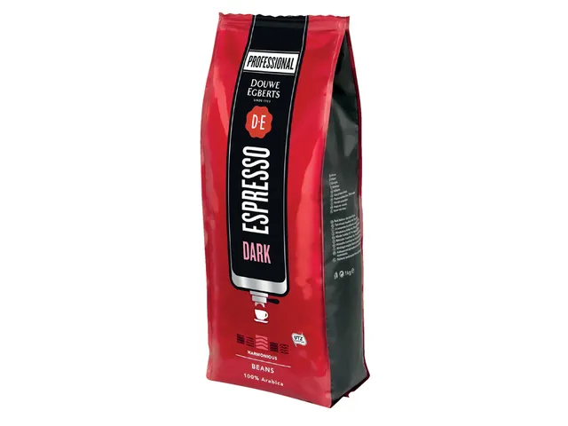 Koffie Douwe Egberts espresso bonen dark roast 1kg