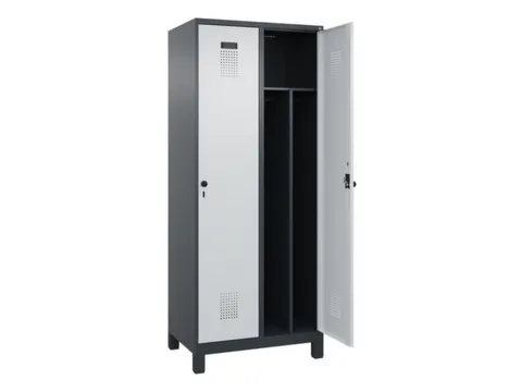 locker voor scheiding van kleding,HxBxD 1950x800x500mm,2vak