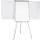 Flipchart Magnetisch Met Zijarmen Uitschuifbaar 100x70cm Lichtgrijs