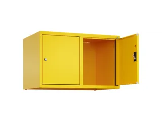 opzetkast,v. locker,2vak.,vak B 400mm,HxBxD 500x800x500mm,cilinderslot - 1