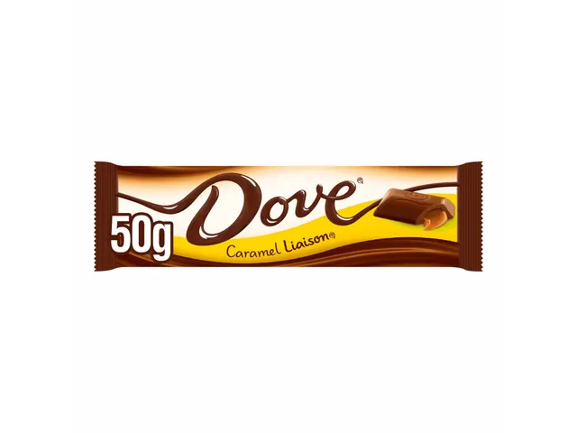 Dove chocoladereep liaison caramel 50 gram