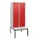 locker met bank,HxBxD 1950x800x815mm,2vak,vak B 400mm,cil.-slot