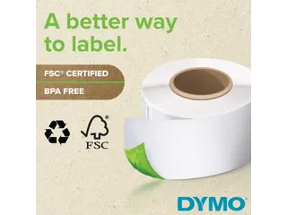 Etiket Dymo 2177563 adressering 25x54mm 12 rollen á 500 stuks wit - 5