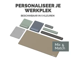 Muismat met polssteun Fellowes Breyta XL blauw 21x28cm - 9
