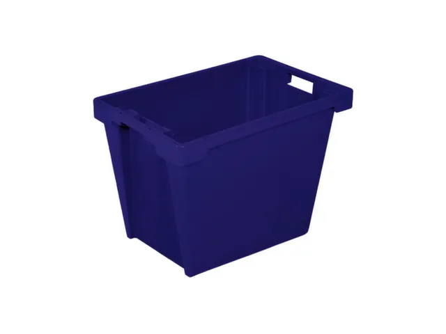 Euronorm Draaistapelbak 400x600x400mm Blauw