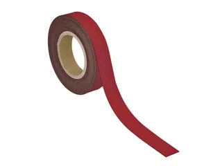 Magneetband MAUL beschrijf- wisbaar 10mx30mmx1mm rood - 1