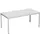 Bureau Hxbxd 720x1600x800mm Bladdecor Lichtgrijs Frame Ral7035