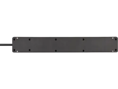 Stekkerdoos Brennenstuhl Bremounta 5vdig incl 2 USB 3m zwart