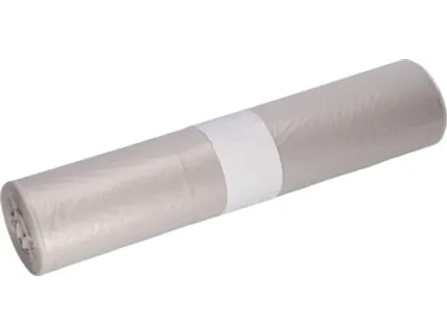 Vuilniszak 130-140L 90x120cm Transparant LDPE rol van 10 stuks