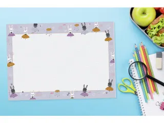 Bureauonderlegger Sigel Bunny Ballerinas A3 30 vel 80gr - 2