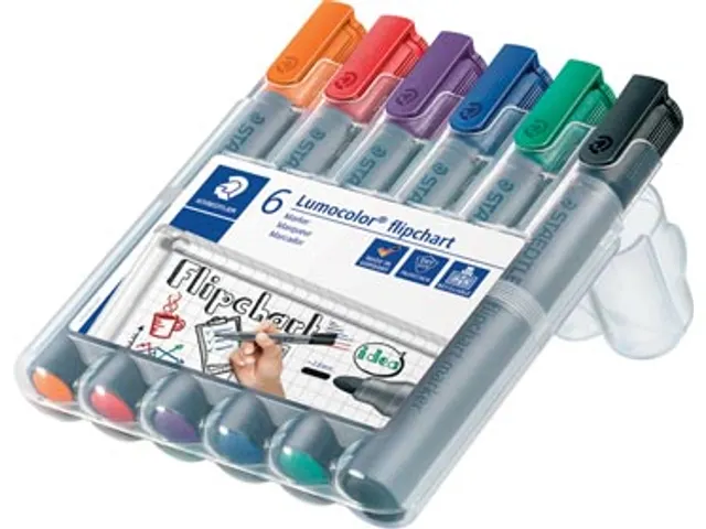 Staedtler Merkstift Lumocolor 6 Stuks