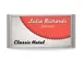 Badge Durable 8540 classic met magneet 30x65mm zilvergrijs