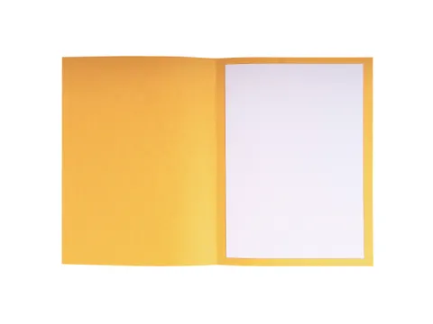 Pleidooimappen ""Voor/Tegen"" Versterkt Karton 25x32cm Geel 25 Stuks