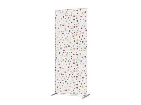 Scheidingswand Textiel Deco 100x200cm Dots Earth ECO