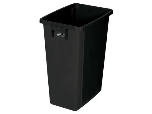 afvalverzamelaar,60l,HxBxD 580x320x460mm,romp PP zwart,gesloten