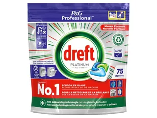 Vaatwastabletten Dreft All-in-1 professional Platinum regular 75 stuks - 2