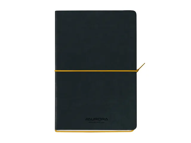 Carnet de notes Aurora Tesoro A5 192 pages ligné 80g jaune