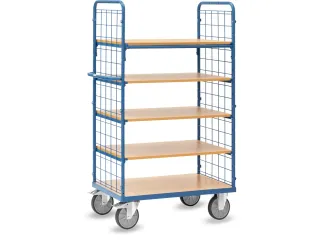 Etagewagen 8451 5 etages 600kg 1000x600mm RAL5007 - 1