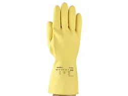 Ansell AlphaTec 87-063 Gevlokte handschoen Geel maat 7