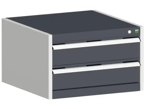 ladekast,HxBxD 400x650x525mm,2lade(n),m. lade voor normale belastingen