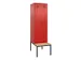 locker met bank,voor scheiding van kleding,HxBxD 2120x600x815mm,2vak