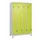 Z-garderobekast,HxBxD 1950x1200x500mm,vak B 150/300mm,draaigrendel