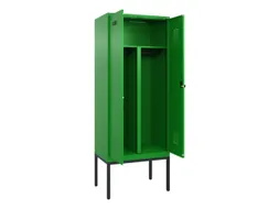 PBM-locker,HxBxD 2120x800x500mm,2vak,vak B 400mm,draaigrendel