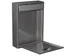 Brievenbus Ibiza Inox Grijs met naamplaatje incl. 2 sleutels 36x26x8cm