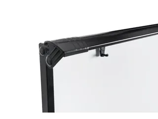Flipchart Magnetisch Met 5 Wielen 100x70cm Zwart - 8