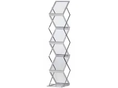 Brochurehouder Zigzag Acryl A4 opvouwbaar