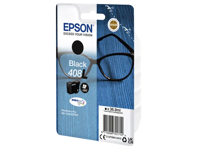 Inktcartridge Epson T09K140 408L Zwart C13T09K14010