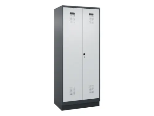 PBM-locker,HxBxD 1950x800x500mm,2vak,vak B 400mm,draaigrendel
